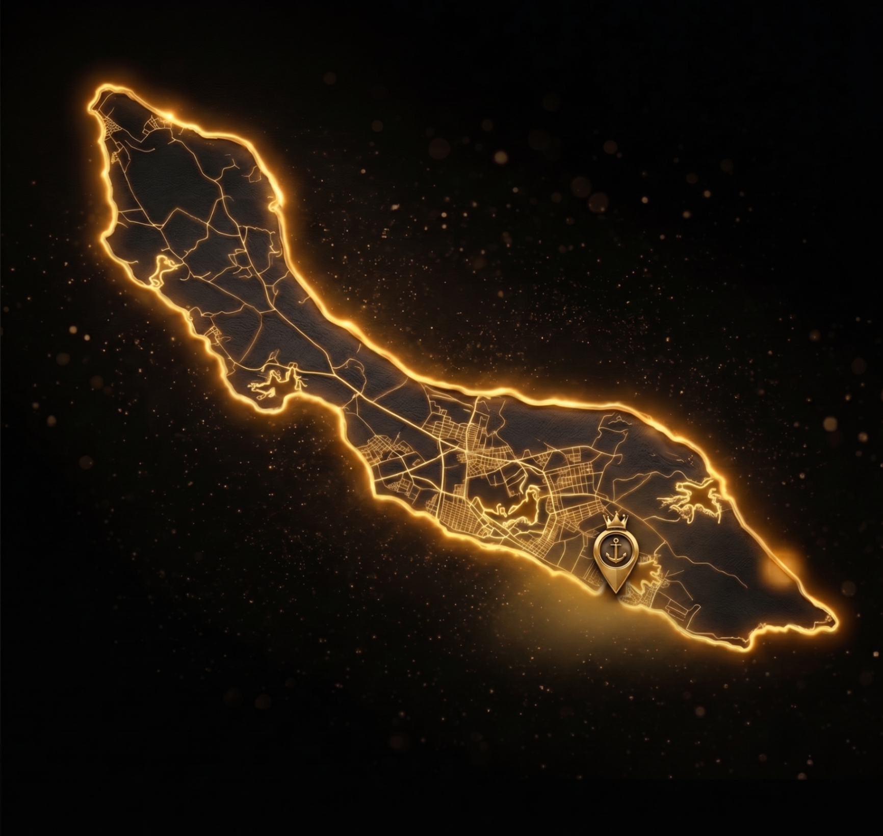 Caracasbaai map